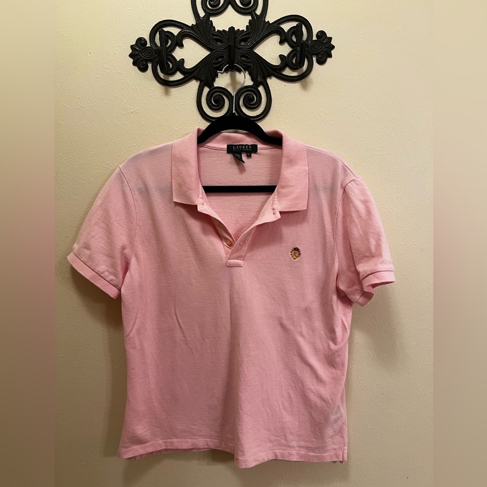 Ralph Lauren Pink Cotton Top